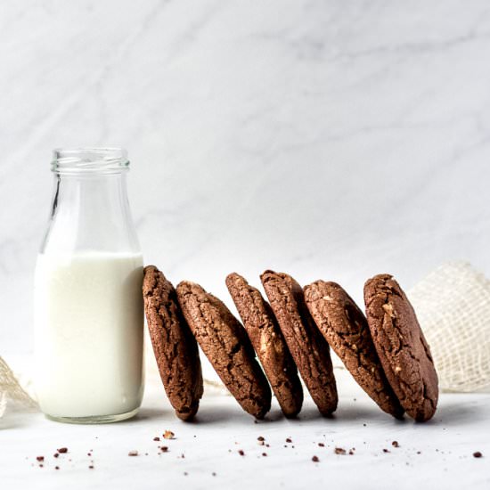White Choc Chip Chocolate Cookies - Recipe photo by kickassbaker