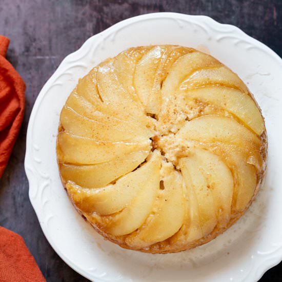 Pear Upside Down Cake - Recipe photo by richa