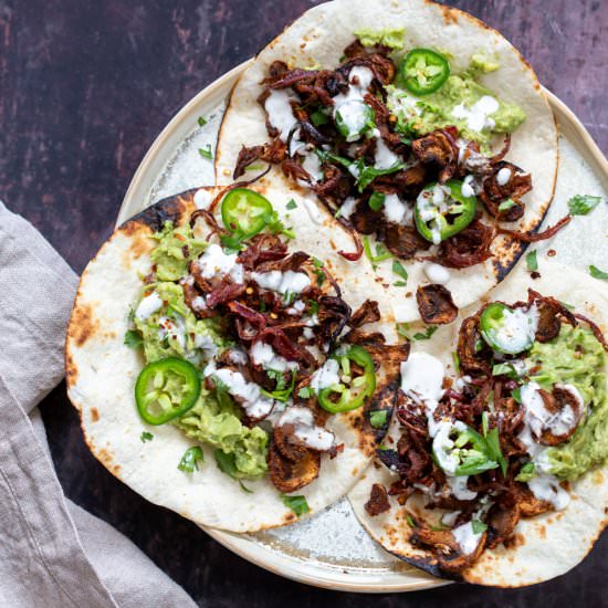 Vegan Mushroom Carnitas - Recipe photo by richa