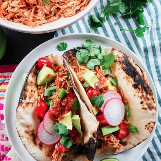 Instant Pot Salsa Chicken - Recipe photo by tippsinthekitch