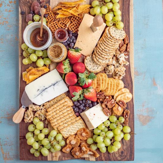 Classic Cheese Board - Recipe photo by Blessthismess