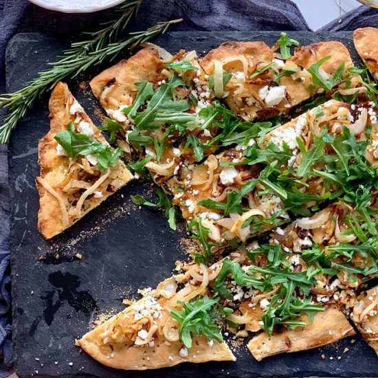 Rosemary Flatbread - Recipe photo by Fat Girl Happy