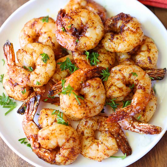 cajun broiled shrimp - Recipe photo by vered