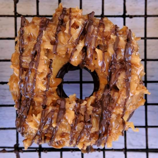 Baked Samoa Doughnuts - Recipe photo by Everyday Gourmet with Blakely