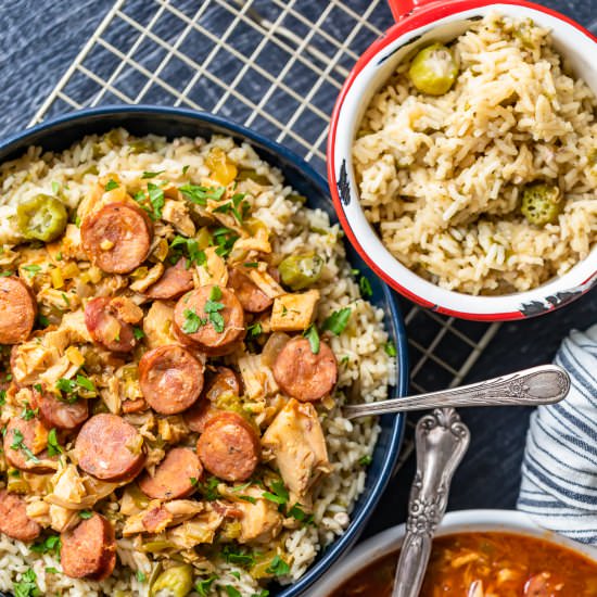 CHICKEN AND SAUSAGE GUMBO - Recipe photo by the cookie rookie