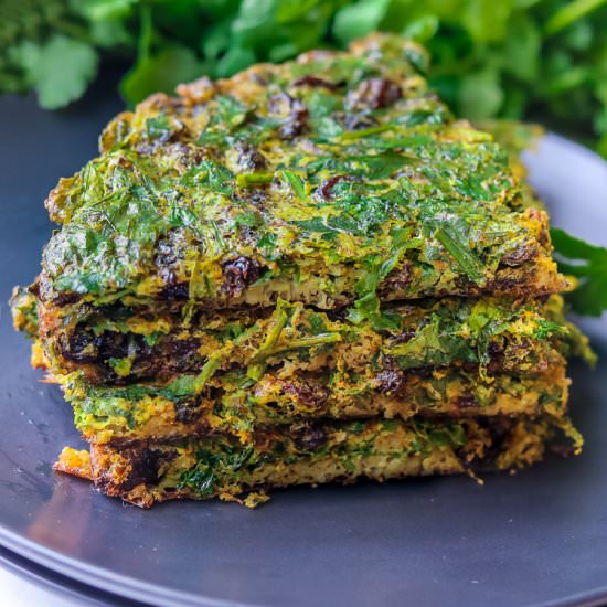 Kuku Sabzi – Persian Herb Frittata - Recipe photo by Mirlene