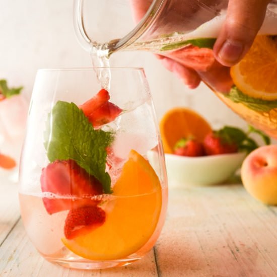 Spring White Wine Sangria - Recipe photo by inthekitchnet
