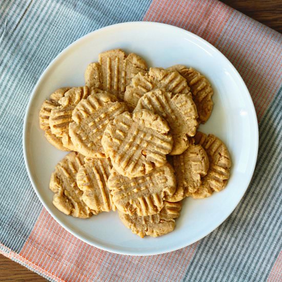 Classic Peanut Butter Cookies - Recipe photo by adashofzest