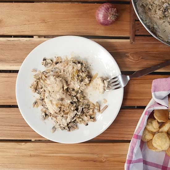 Chicken with Mushroom - Recipe photo by MasalaHerb