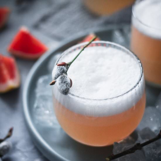 Pink Grapefruit Gin and Tonic - Recipe photo by Use Your Noodles