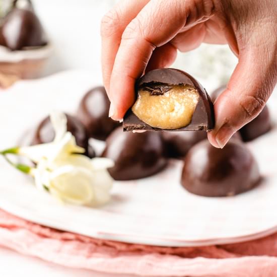 Paleo Chocolate Creme Eggs - Recipe photo by kickassbaker