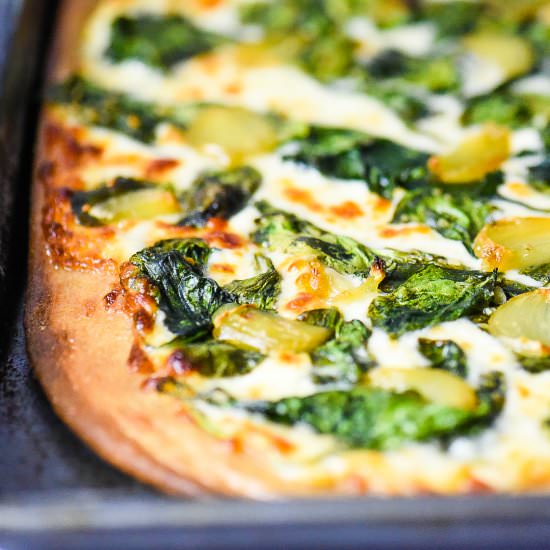 Roasted Garlic and Spinach Parmesan - Recipe photo by dudethatcookz
