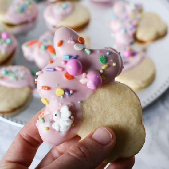 Easter Dipped Sugar Cookies - Recipe photo by asavoryfeast