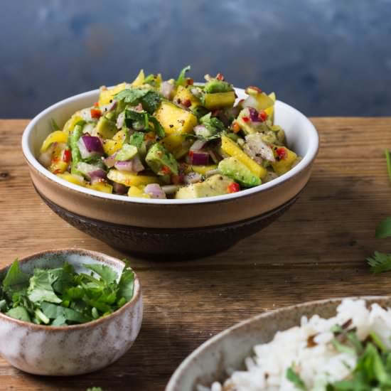 Mango Avocado Salad - Recipe photo by Properfoodie