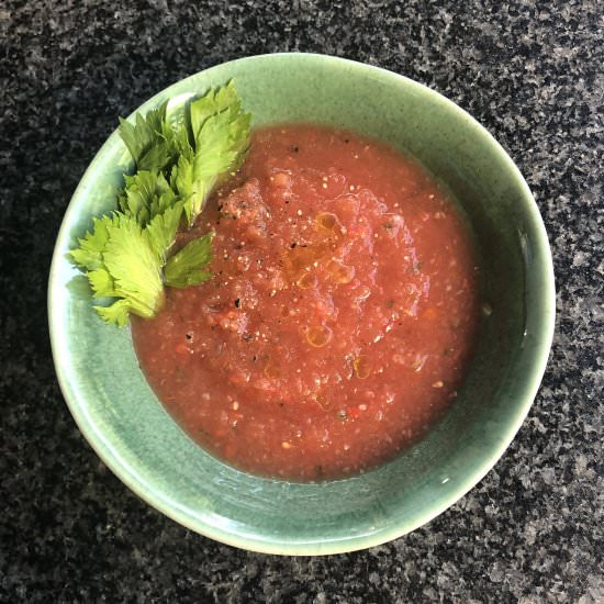 Quick and Easy Gazpacho - Recipe photo by arianas