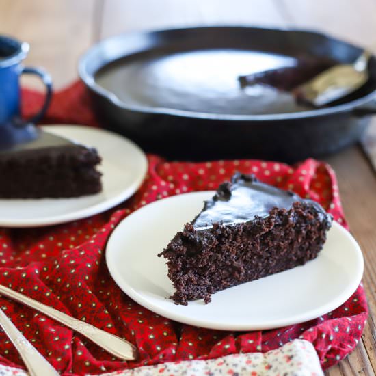 Chocolate Fudge Skillet Cake - Recipe photo by goldenbarrel