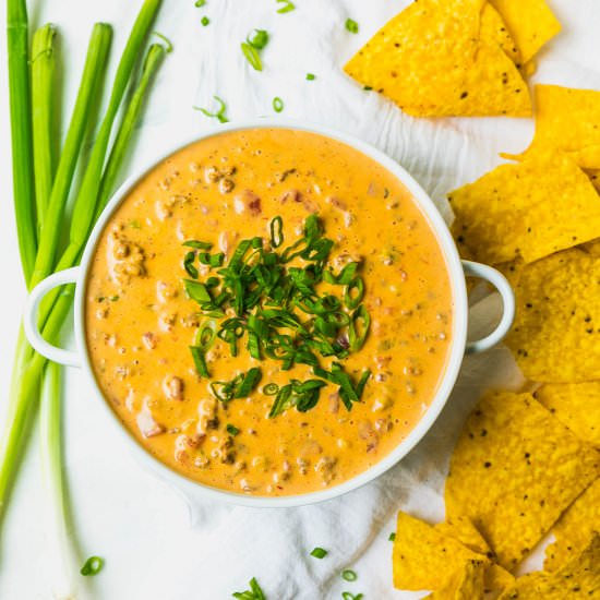 Cheesy Sausage Dip - Recipe photo by Never Not Hungry