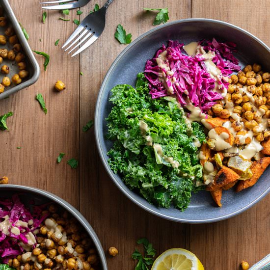 Healthy Vegetarian Buddha Bowl - Recipe photo by jodiloves