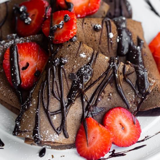 Vegan Chocolate Crepes - Recipe photo by TheVegan8
