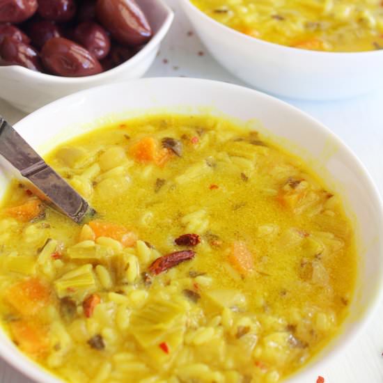 Mediterranean Rice Stew - Recipe photo by Sylia from 30 Days of Greek Food