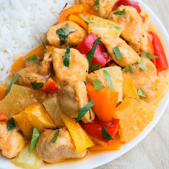 Crockpot Pineapple Chicken - Recipe photo by 1PotRecipes
