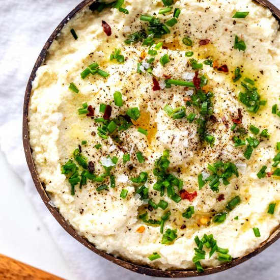 Low Carb Cauliflower Mash - Recipe photo by KickingCarbs