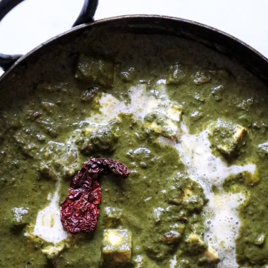 Palak Paneer (cheese in spinach ) - Recipe photo by Frombowltosoul
