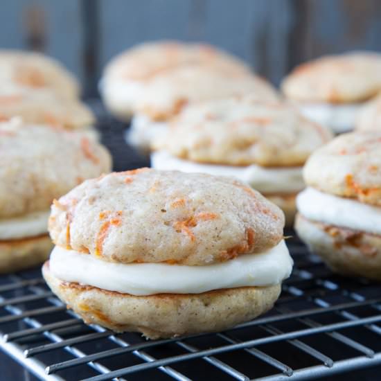 Carrot Cake Whoopie Pies - Recipe photo by giftofhospitality
