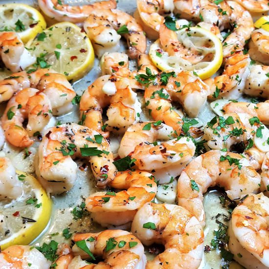 Easy Rosemary Garlic Shrimp - Recipe photo by simply sundays