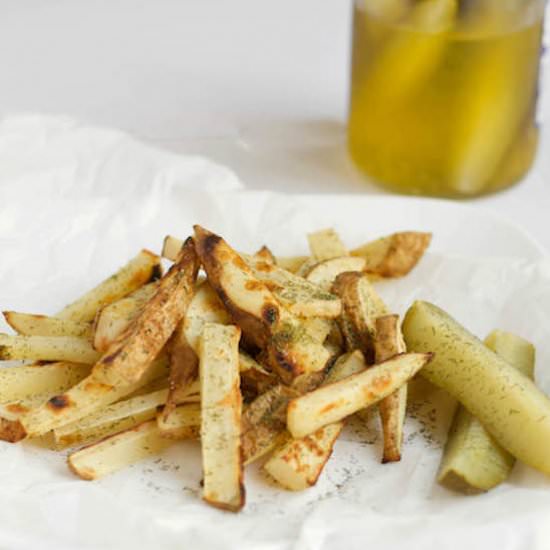 Dill Pickle French Fries - Recipe photo by sinfulnutrition
