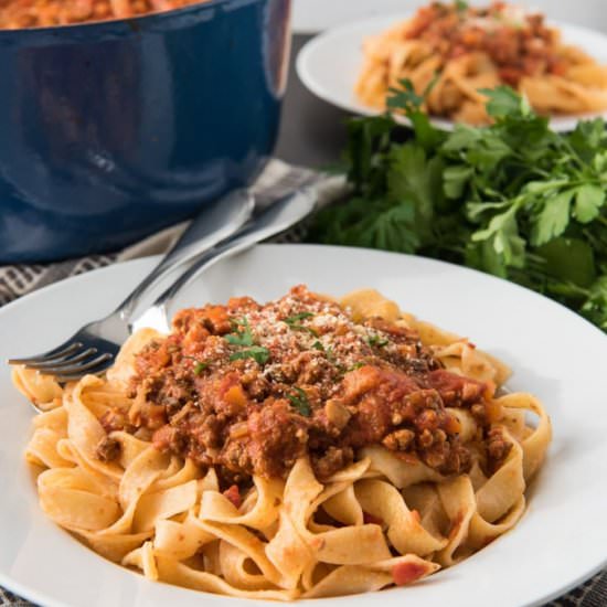 BEST BOLOGNESE SAUCE RECIPE - Recipe photo by houseofnasheats