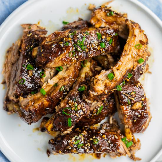 Sticky Instant Pot Asian Ribs - Recipe photo by drivemehungry