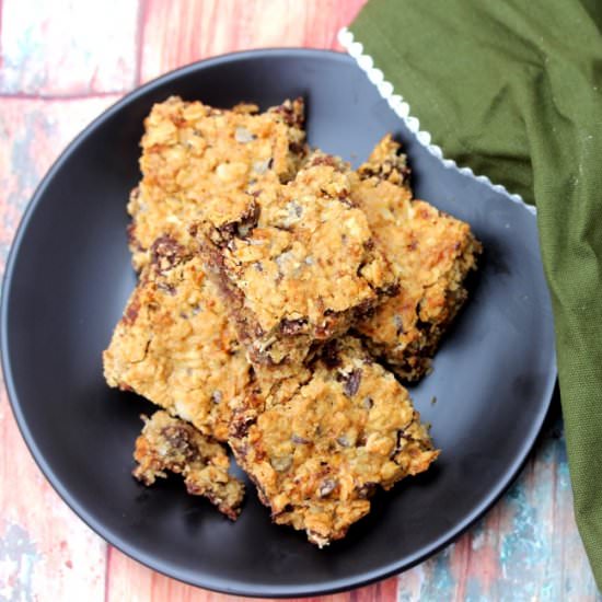 Energy Bar Blondies - Recipe photo by Spice Chronicles