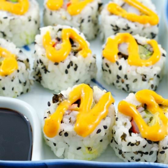 Homemade California Rolls (sushi) - Recipe photo by Food Meanderings