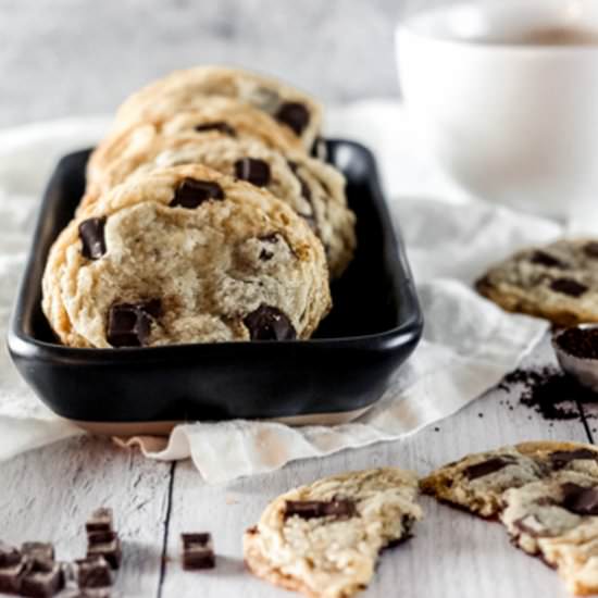 Coffee Chocolate Chunk Cookies - Recipe photo by Lolosdesserts