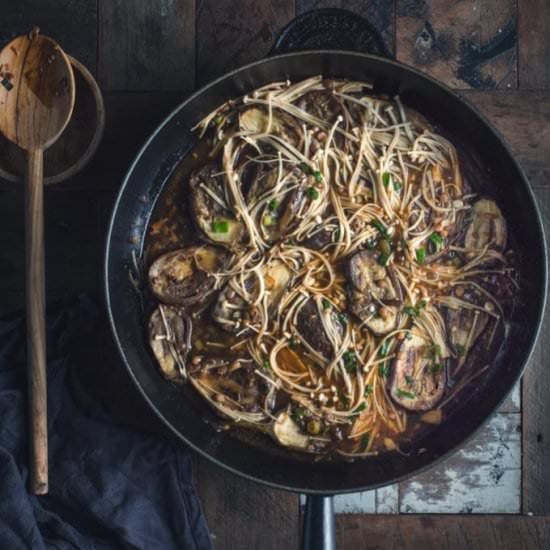 Spicy Eggplant Stir-fry - Recipe photo by My Goodness Kitchen