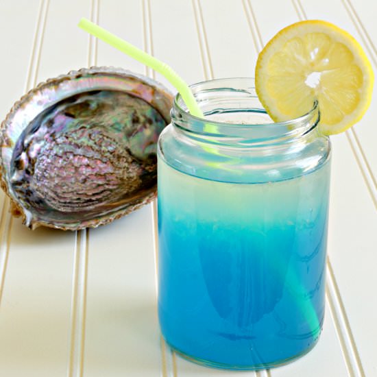 Non-Alcoholic Mermaid Lemonade - Recipe photo by squirrelsofafeather