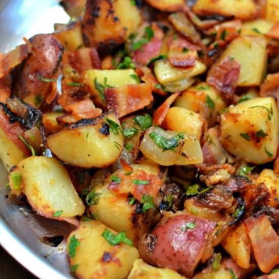 Skillet German Potato Salad - Recipe photo by Small Town Woman