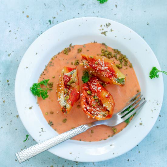 Stuffed Shells Pasta Recipe - Recipe photo by healingtomato