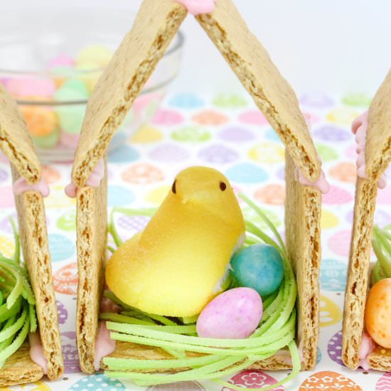 Peeps Chick House - Recipe photo by CrayonsAndCravings