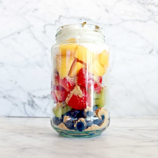 Fruit, Flax & Yoghurt - Recipe photo by amysavagenutrition