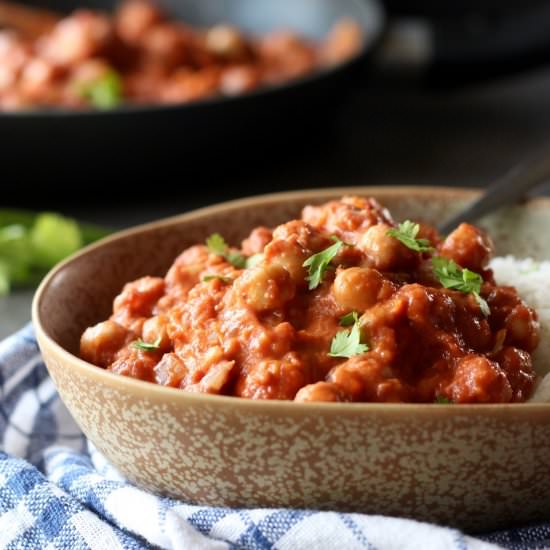 Chickpea Tikka Masala - Recipe photo by theconscientiouseater