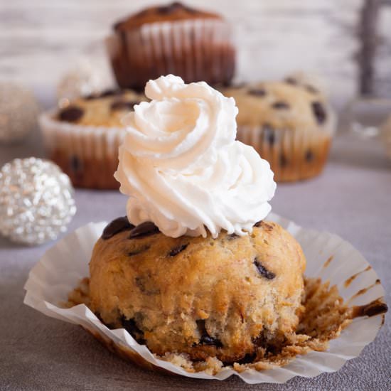 Banana Chocolate Chip Muffins - Recipe photo by plantifulheart