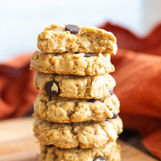 Peanut Butter Oatmeal Cookies - Recipe photo by richa