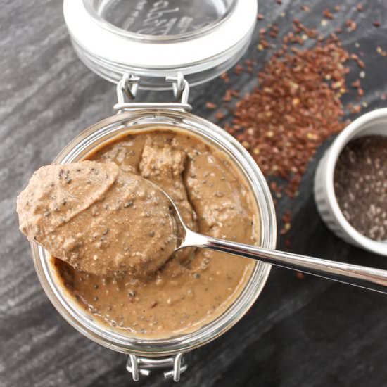 Sunflower seed butter with flax - Recipe photo by meandthemoose