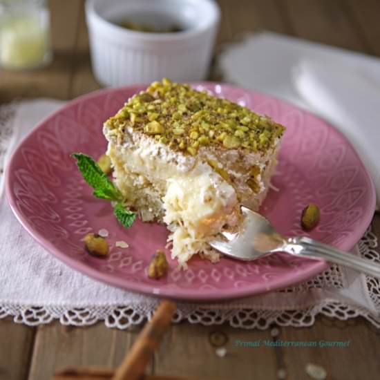 Greek Ekmek Kataifi - Recipe photo by eatmediterraneanfood
