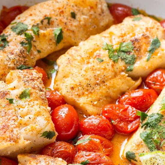 Cod Recipe in Butter Wine Sauce - Recipe photo by ValentinasCorner