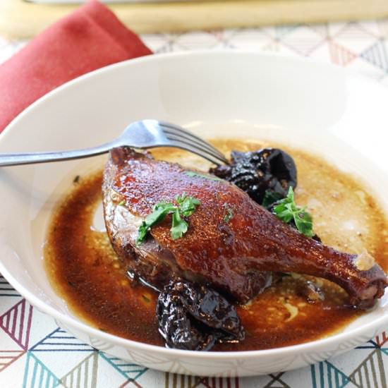 Red-Wine Braised Duck - Recipe photo by Food Gal