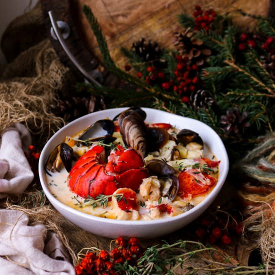 Nova Scotia Seafood Chowder - Recipe photo by havocinthekitchen
