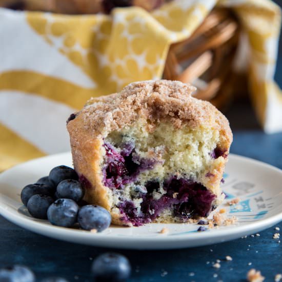 Buttermilk Blueberry Muffins - Recipe photo by Wild wild whisk